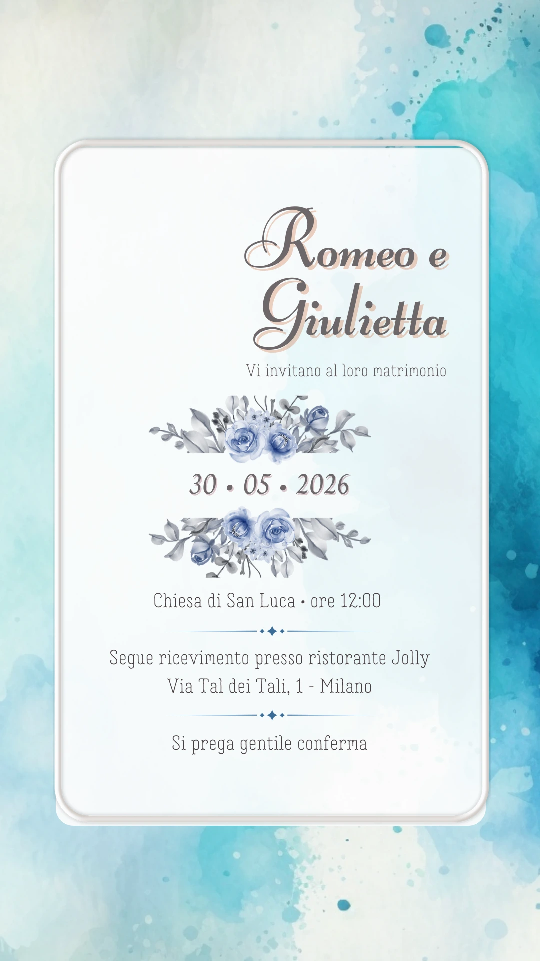 Inviti matrimonio digitali - Partecipazioni digitali