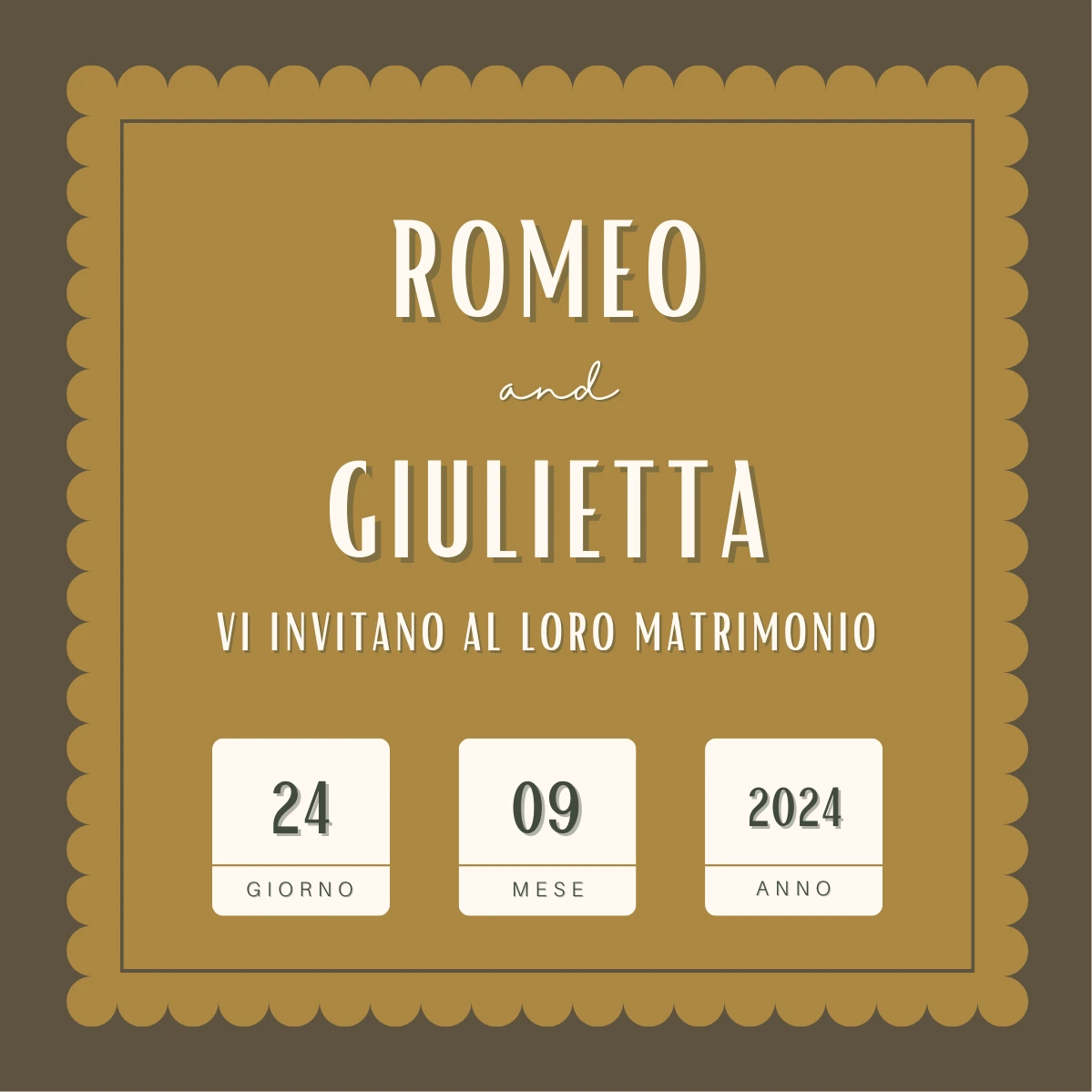 Sito matrimonio - Wedding site - Sito web matrimonio esempio