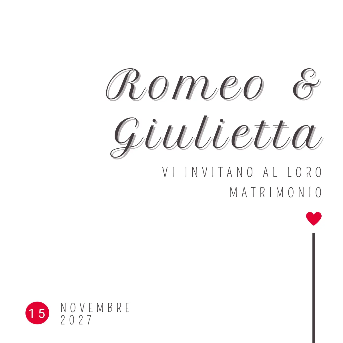 Partecipazioni matrimonio digitali - Partecipazioni matrimonio online - Inviti matrimonio digitali