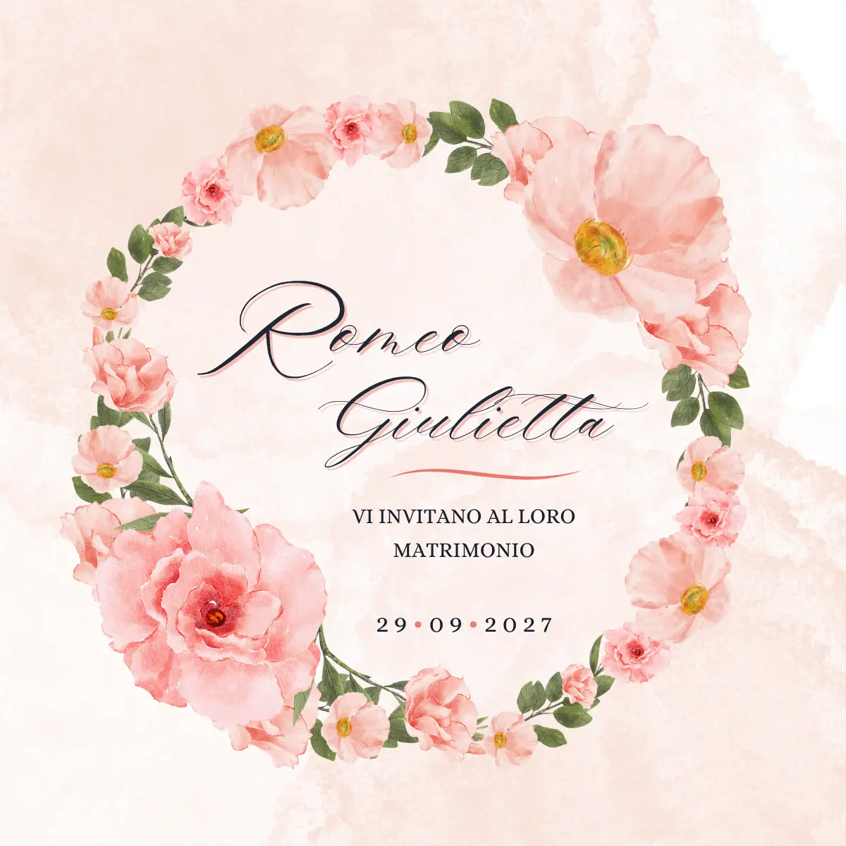 Partecipazioni matrimonio digitali - Partecipazioni matrimonio online - Inviti matrimonio digitali